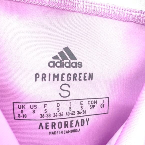 Adidas Leggings Women's Size Small Primegreen Aeroready Active Marble Print - Picture 6 of 6